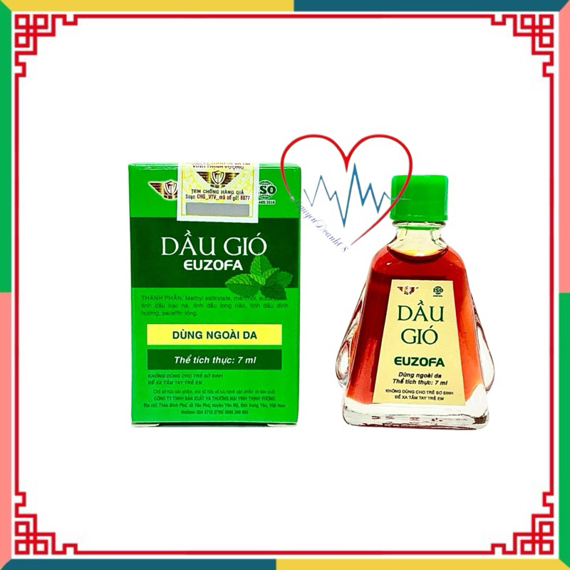 Dầu gió Euzofa, chai 7ml