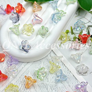 Gói 10g hạt nhựa hình hoa loa kèn dùng làm phụ kiện, trang sức handmade DIY