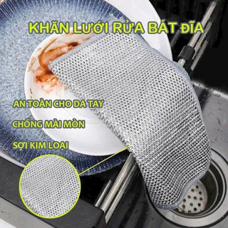 Khăn lưới rửa bát đĩa (2 cái)