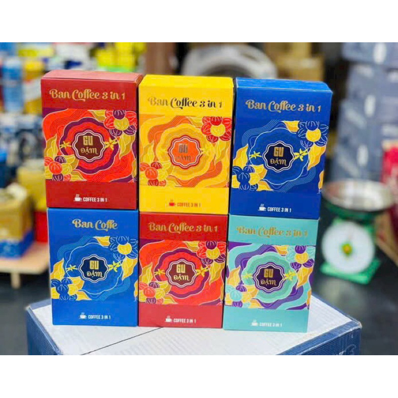 Ban Cofee 3 in 1- GU Đậm mẫu hot đẹp,giá mềm lên set quà max đẹp
