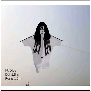 [Tặng 100m dây thả diều] Diều Ma Nữ , Diều Vải Lớn 1m7*1m3