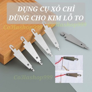 Dụng cụ xỏ kim chỉ tiện lợi,nhanh chóng,thích hợp cho kim lỗ to, kim thêu bằng thép(1 cái)
