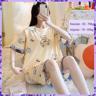 Đồ Bộ bầu -  sau sinh ( Lửng Lỡ Bèo Tay-Quần ) cho con bú - chất liệu coton - mềm - mịn - mát