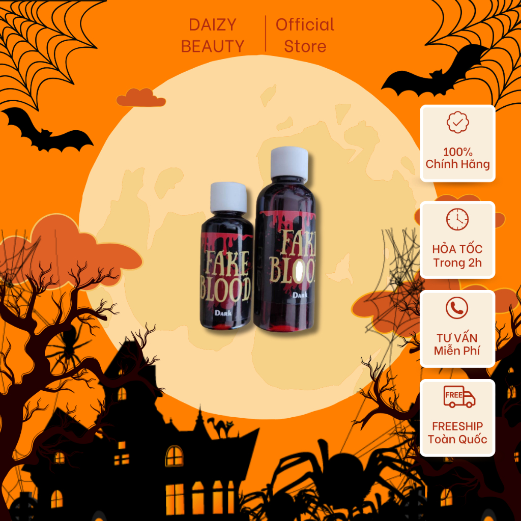 Máu Giả Hóa Trang Haloween Chuyên Nghiệp Dạng Lỏng, Máu Giả Đóng Phim, Cosplay Hóa Trang