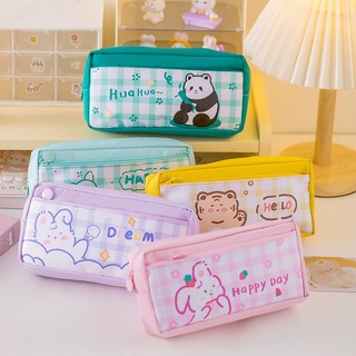 Hộp Bút Vải Hoạt Hình Thú Cưng Nhiều Mẫu Dễ Thương