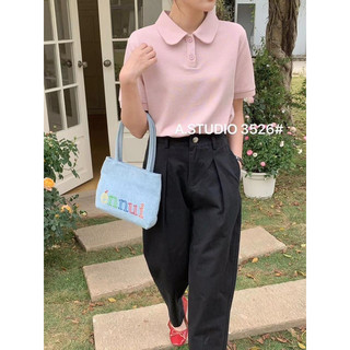 Áo thun polo A.studio full 7 màu mát mịn freesz 65kg