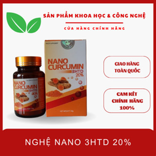 [CHÍNH HÃNG - Lọ 50g] Nano Curcumin 3HTD  -Tinh bột nghệ nano giúp giảm viêm loét dạ dày,tá tràng,trào ngược dạ dày