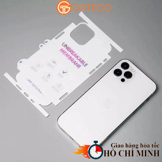 Miếng dán PPF iphone 13 promax 15Pro max 12 Pro max 11 pro max 7 8 Plus X Xr xs xsmax nhám và trong suốt bảo vệ mặ