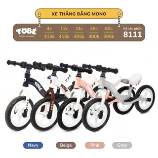 Xe chòi chân, xe thăng bằng Noble,MoNo Tobé siêu nhẹ cao cấp cho bé