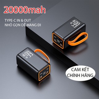 Sạc Dự Phòng 20000mah, 2 Type-C, 2 USB, Xạc Dự Phòng Sạc Nhanh 66W, PD 22W - Pin Sạc Di Động Đa Năng