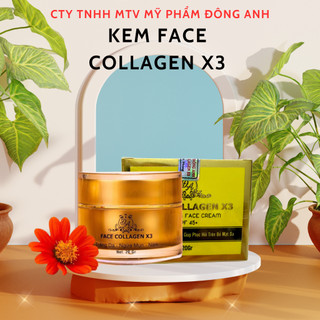 Kem face dưỡng ẩm trắng da collagen x3 đông anh chính hãng 20g