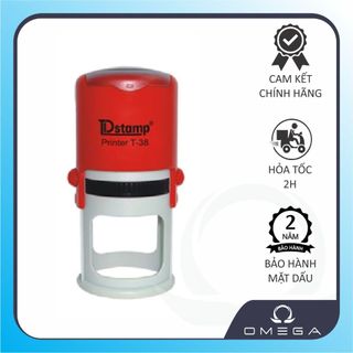 Con Dấu khắc theo yêu cầu châm sẵn mực làm logo và dấu công ty