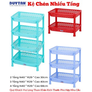 🌱Duy Tân Store🌱 Kệ chén nhựa duy tân Loại Nhí ( KT : Ngang 40cm * Rộng 29cm)🌱