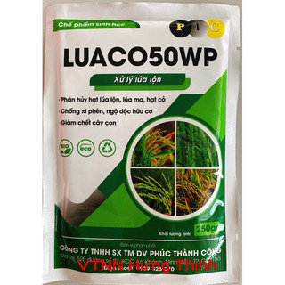 Xử lý lúa cỏ, lúa lẫn, lúa ma, hạt cỏ hiệu Luaco 50wp gói 250g