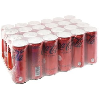 Thùng 24 lon nước ngọt giải khát không đường coca-cola zero 320ml/lon