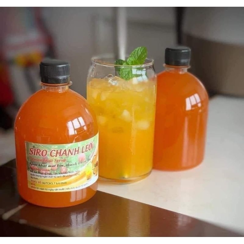 79k Chai 500ml Siro Chanh Leo