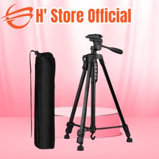 Chân giá đỡ điện thoại, máy ảnh Tripod 3366 cao 150cm có tay cầm cực chắc chắn - Giao màu ngẫu nhiên