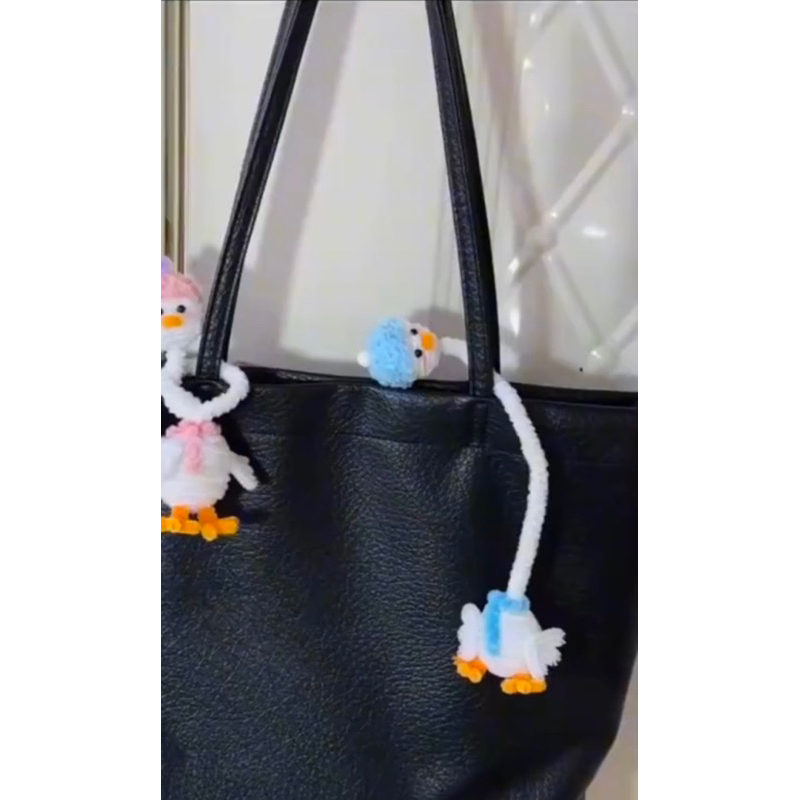 Con ngỗng vịt cổ dài handmade kẽm nhung hot trend mới nhất