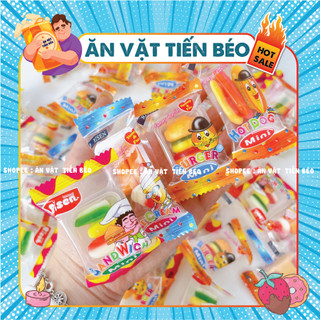 Kẹo Dẻo Gummy Risen Hình Hamburger, Sandwich, Hot dog & Cây Kem