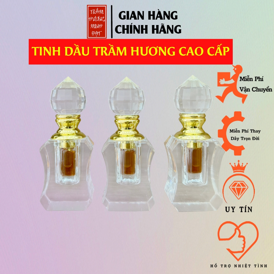 Tinh dầu trầm hương cao cấp 1ml Trầm Hương Minh Đạt tinh dầu kì hải nam