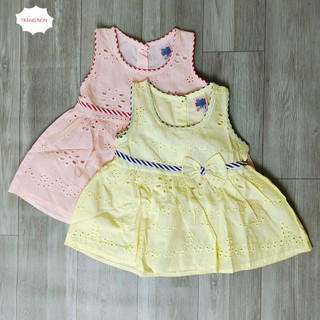 Đầm xoè cho bé gái, vải kate xinh xắn. Đầm váy trẻ em (5-9kg)