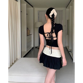 Áo hở lưng cột nơ Mia Top