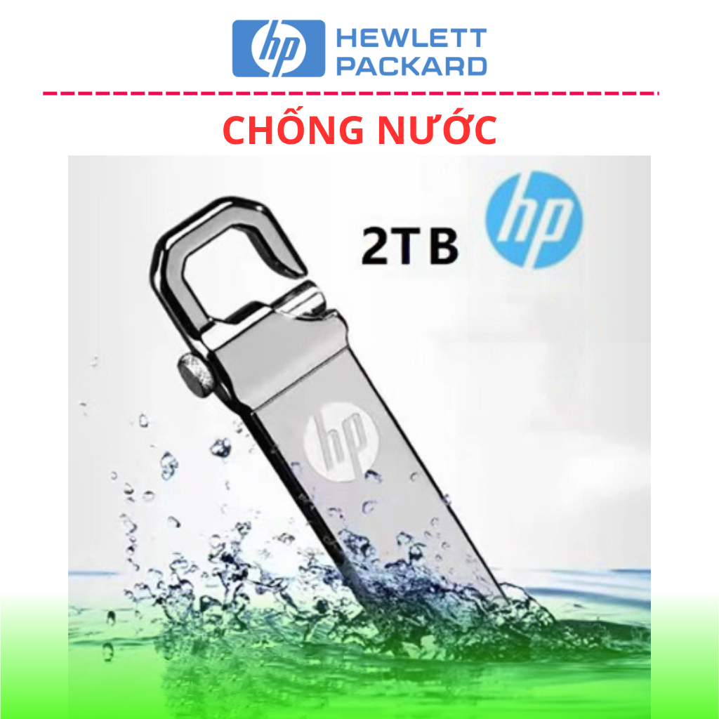 USB 2TB HP thiết kế nhỏ gọn vỏ inox , USB HP chống nước , USB 3.0 tốc độ upto 150 MB/s chính hãng màu bạc bảo hành 1 năm | BigBuy360 - bigbuy360.vn