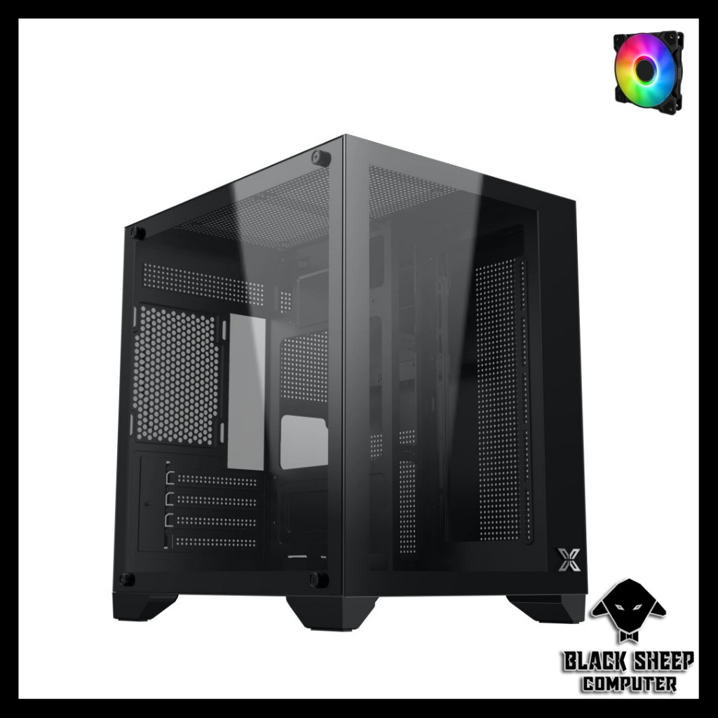 Vỏ Case XIGMATEK AQUA M LITE BLACK (OPTION FAN)