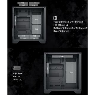 Vỏ Case XIGMATEK AQUA M LITE BLACK (OPTION FAN)