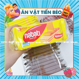 10 Gói Bánh Nabati Vị Phô Mai, Bánh Kem Xốp Nabati