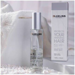  Xịt dưỡng keratin Luxliss xịt dưỡng tóc chăm sóc tóc hư tổn hương nước hoa USA 180ml Az008 tặng mặt nạ tế bào gốc 