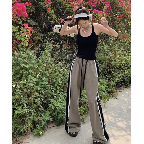 Áo ba lỗ hai dây nhỏ dáng dài, Áo Tankop Nữ kiểu dáng basic dễ phối đồ chất thun gân tăm dày dặn Ruby's Housee | BigBuy360 - bigbuy360.vn