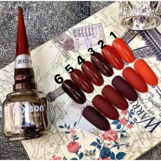 Sét đỏ 6 chai mxbon tông đỏ đô sơn đỏ 6 tông màu sơn gel