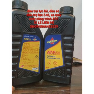 Dầu trợ lực tay lái, dầu số cho ô máy công trình đỏ ATF  , hàng Việt Nam chất lượng cao( giá 01 chai)