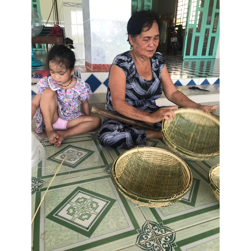 Rổ cật tre