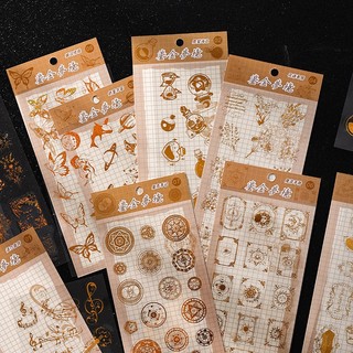 Zanmo tấm hình dán sticker ánh kim lãng mạn