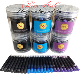 Ống mực Leta tím/xanh/đen tiện lợi, ống mực Leta, ống mực tím, xanh, đen tiện lợi cho các bút học sinh, luyện chữ