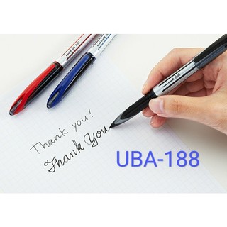 Bút gel uniball air uba-188-l ngòi 0.7mm - mực xanh