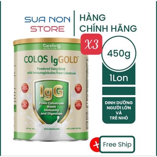 Combo 3 lon sữa non colos iggold new zealand 450g - hàng chính hãng - date xa