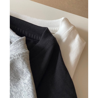 ISCHII - Áo phông trơn cotton thun Clio basic tee