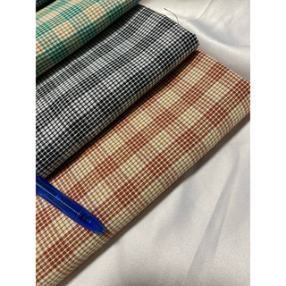 vải thô caro cotton