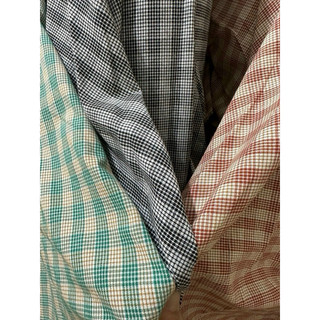 vải thô caro cotton