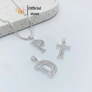 Dây chuyền mặt chữ cái nam nữ . Shop bạc xinh KWJ