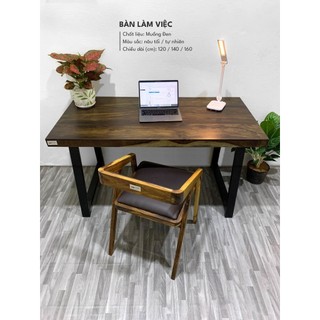 Bàn làm việc gỗ tự nhiên , kích thước tiêu chuẩn 140cm x 70cm