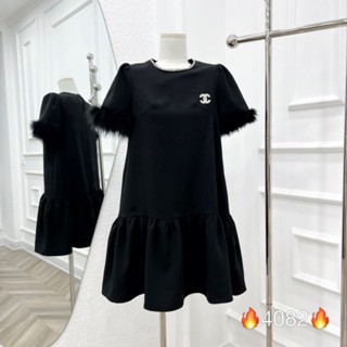  Đầm Babydoll Váy babydoll Thiết Kế Kèm LOGO From Rộng Dáng Dài Chất Đũi Size Tới 75Kg. Bầu  bí mặc thoải mái 