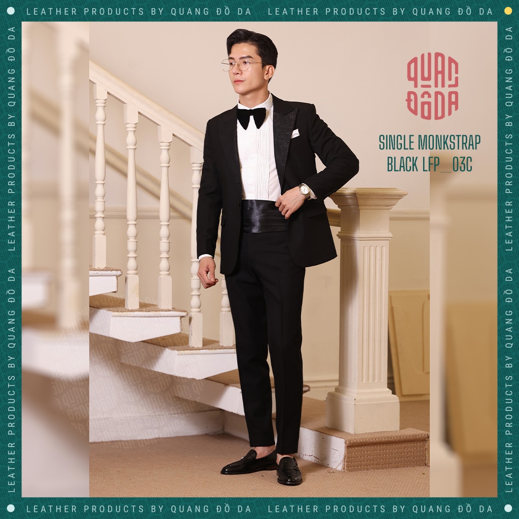 Giày loafer ĐẾ GỖ PHÍP cao cấp, da thật thảo mộc nhuộm patina màu rượu vang LFP_03D, bảo hành 2 năm