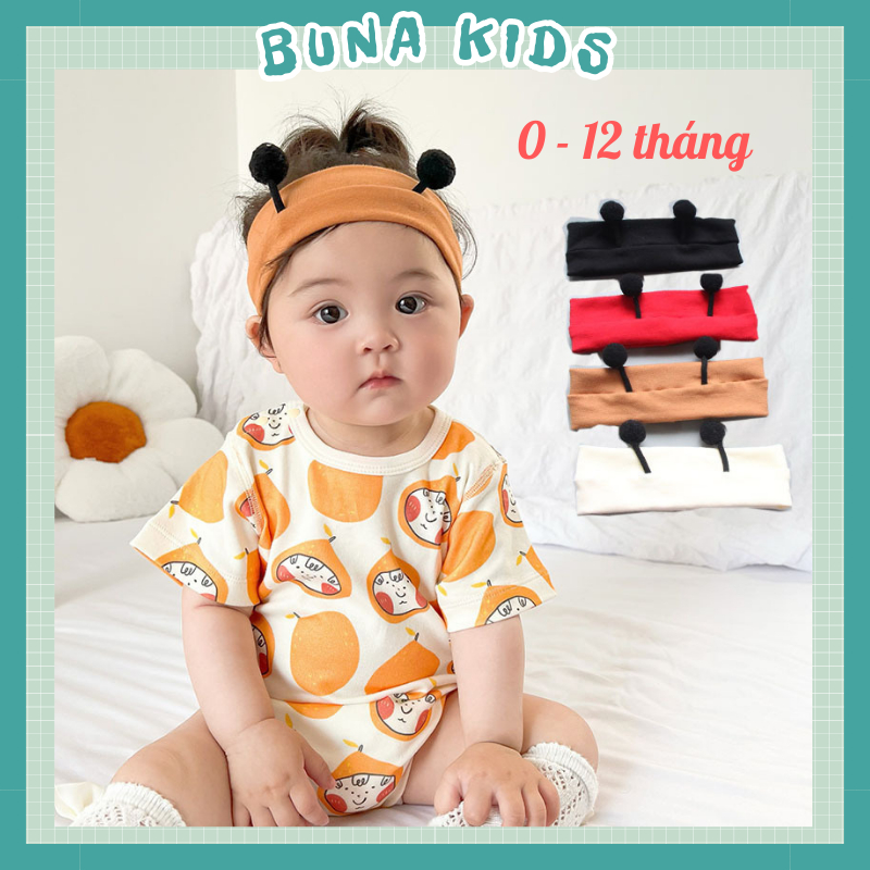 Băng đô ong cho bé gái, Turban bé trai bé gái nhiều mẫu phong cách hàn quốc đáng yêu cho bé Bunakids PK10