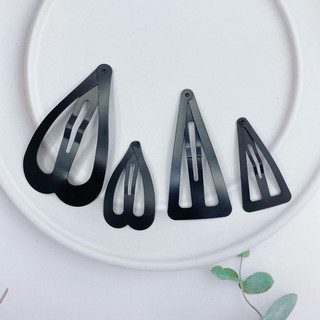 set 4 kẹp tóc màu đen kẹp tóc kiểu