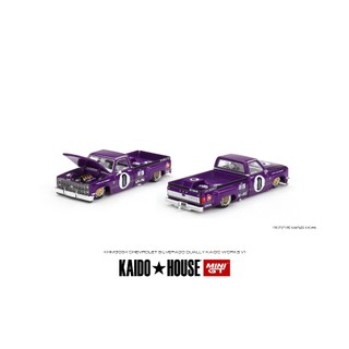  MÔ HÌNH 1:64 MINI GT - Chevrolet Silverado Dually KAIDO V1 