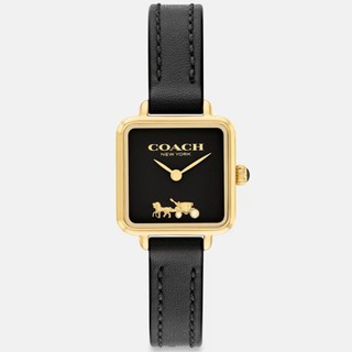 Đồng hồ nữ coacchh dây da mặt vuông fullbox